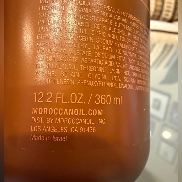 Moroccanoil Ambre Noir Body Lotion - 12.2 fl. oz. N ver opened. - Picture 4 of 5